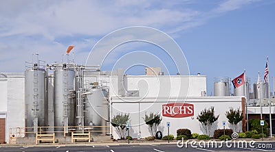 Rich`s Food Supplier, Arlington, TN Editorial Stock Photo